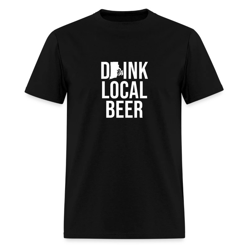 Drink Local Beer - Rhode Island - Men's T-Shirt