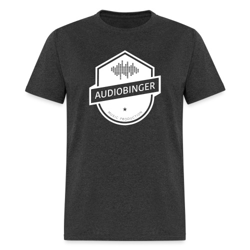 Audiobinger Logo White - Men's T-Shirt