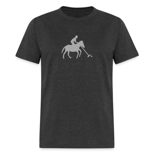 polo player in silhouette - Men's T-Shirt