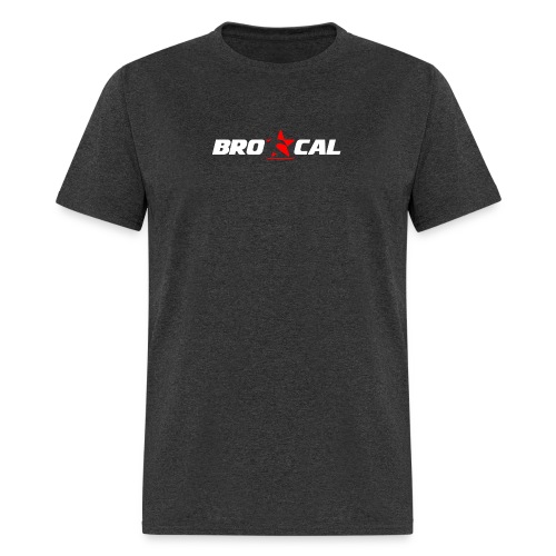 BRO-CAL White Boardrider Logo - Men's T-Shirt
