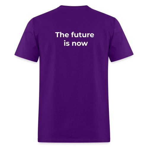 The future is electric/The future is now - Men's T-Shirt