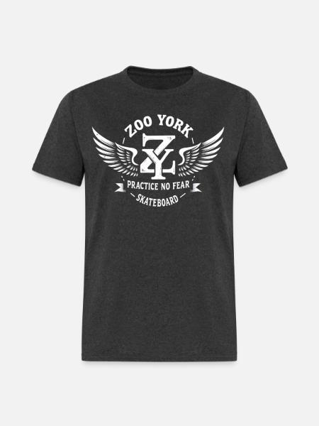 Zoo York Wings - Men's T-Shirt - heather black