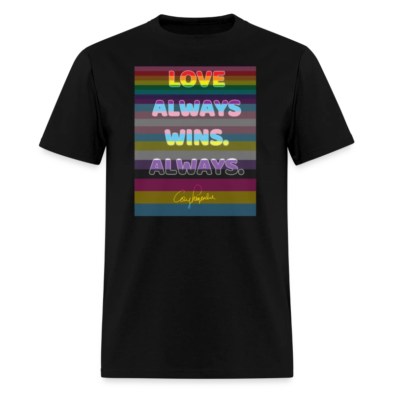 "Love Always Wins. Always." - Cory Legendre - Men's T-Shirt