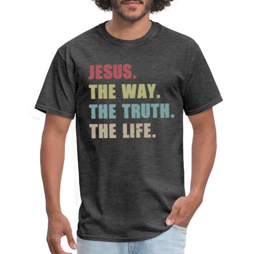 JESUS WAY TRUTH LIFE - Men's T-Shirt