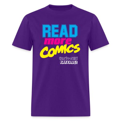 Read More Comics (Dark Shirt design) - Men's T-Shirt