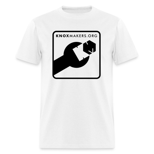 Logo Square White BG - Men's T-Shirt