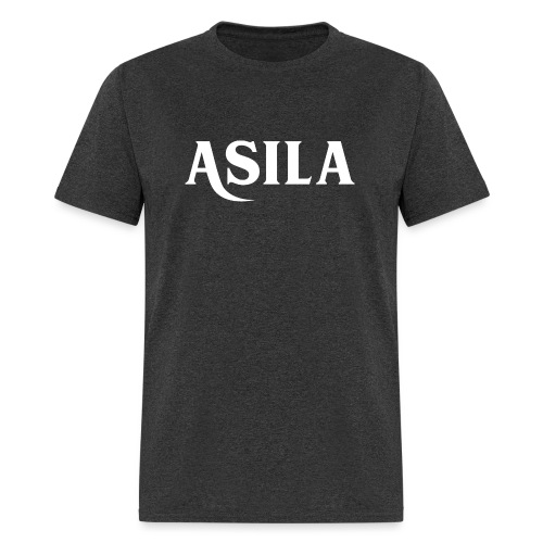 Asila Logo A4 RGB White - Men's T-Shirt