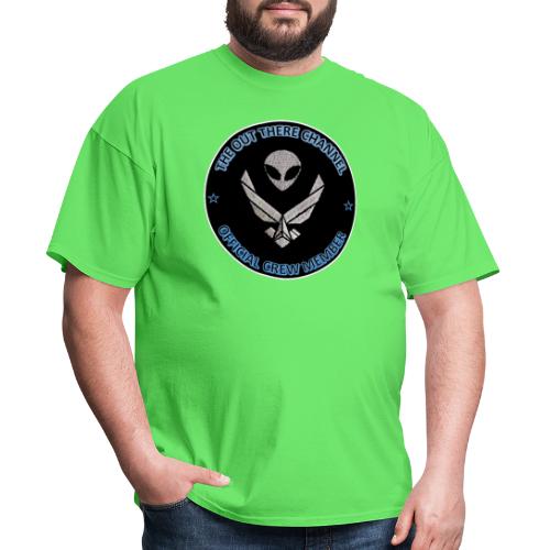 BlackOpsTransBigger1 Front with Mr Grey Back Logo - Men's T-Shirt