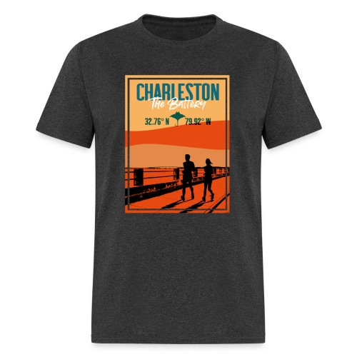 Charleston Life -Downtown Charleston. The Battery - Men's T-Shirt