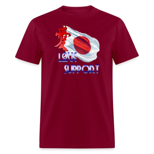 Japan_Love and Support - Men's T-Shirt
