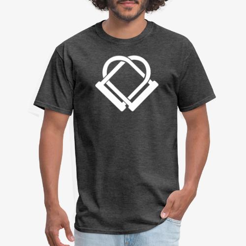 Bike U Lock Heart - Men's T-Shirt