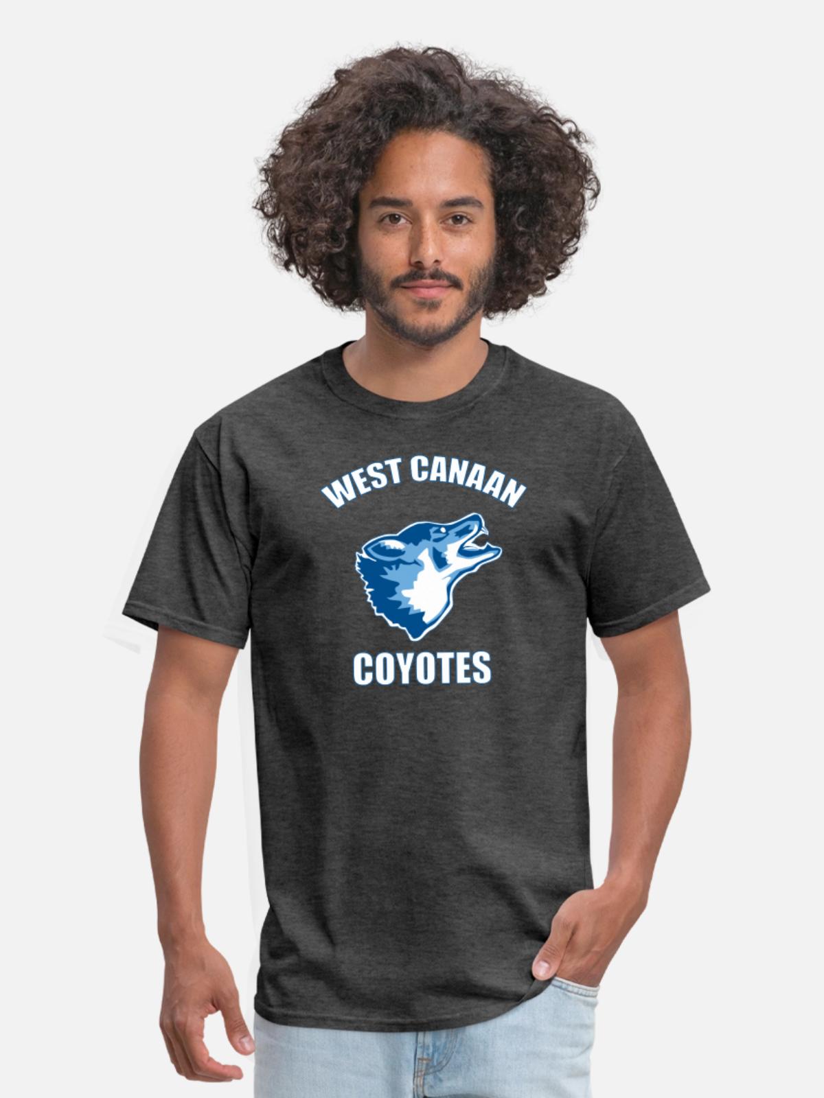 West Canaan Coyotes - Men's T-Shirt - heather black - Front - Jose (178cm)