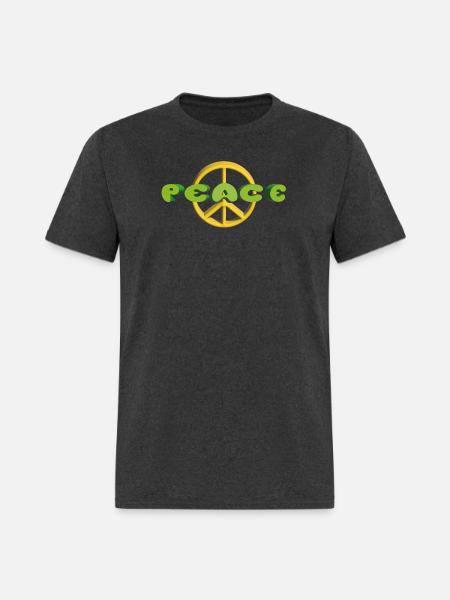 Peace on Earth - Men's T-Shirt - heather black