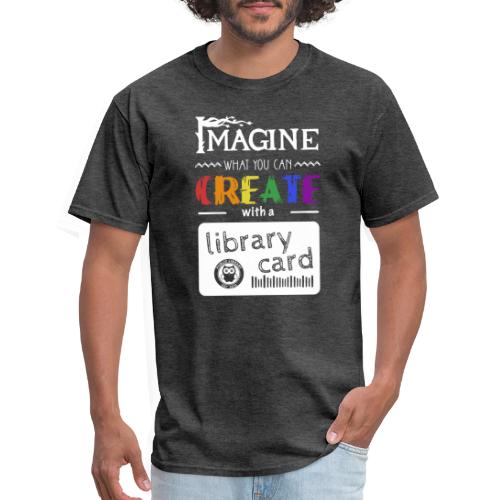 Library Card Sign-up Month - CREATE - Men's T-Shirt