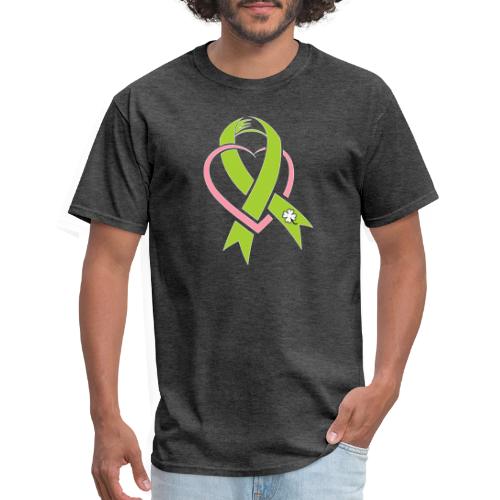 TB Non-Hodgkins Lymphoma Awareness with Heart - Men's T-Shirt