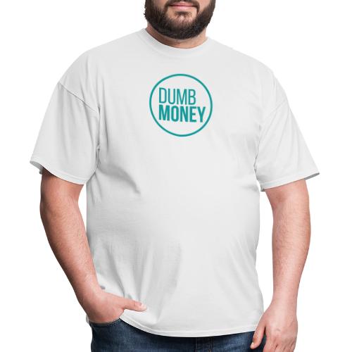 Dumb Money (teal logo) - Men's T-Shirt
