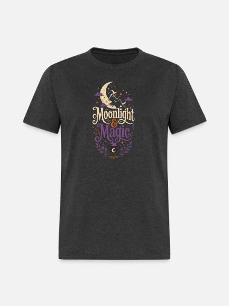 Moonlight & Magic Tshirt - Men's T-Shirt - heather black