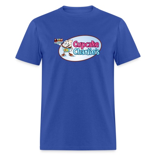 Cupcake Charlie's Logo - Men's T-Shirt