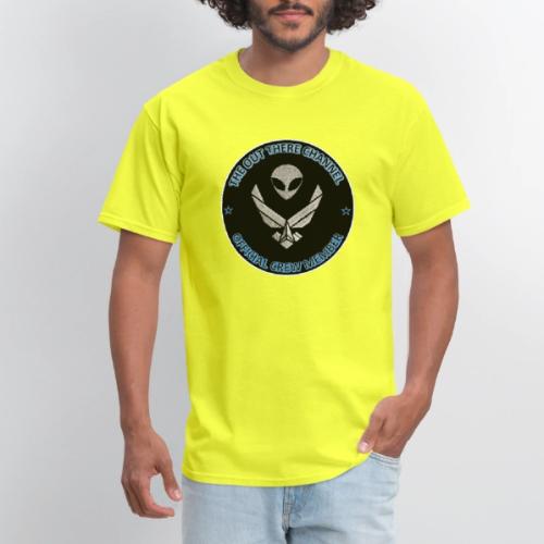 BlackOpsTransBigger1 FrontOnly with OTchan Back - Men's T-Shirt