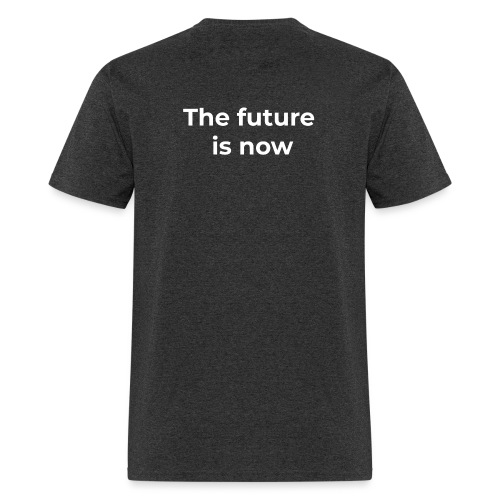 The future is electric/The future is now - Men's T-Shirt
