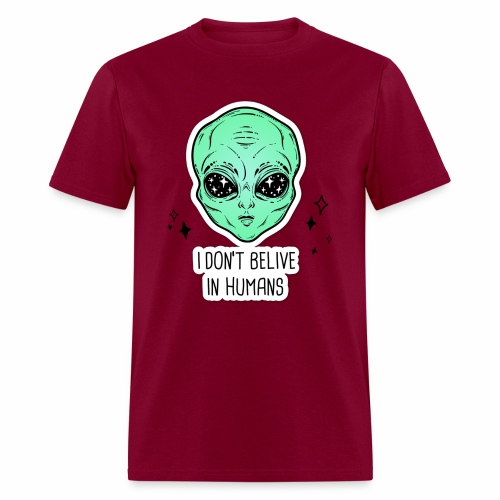 dont belive in humans - Men's T-Shirt