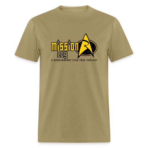 Logo Wide 2 Color Black Text - Men's T-Shirt