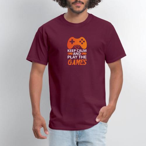 Keep Calm And Play The Games - Men's T-Shirt