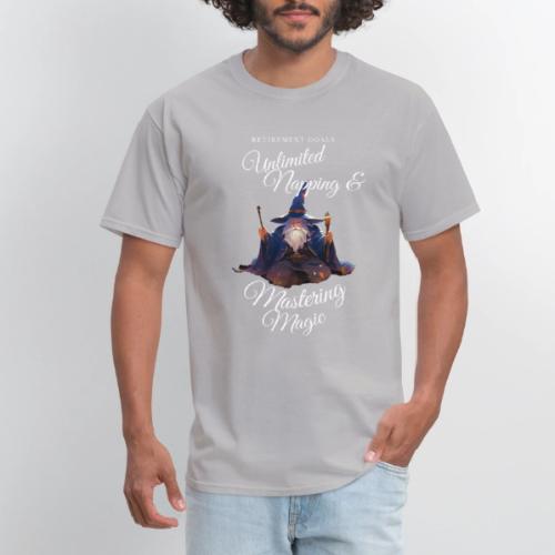 Retirement Goals: Nap & Magic - Men's T-Shirt
