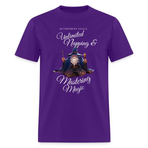 Retirement Goals: Nap & Magic - Men's T-Shirt