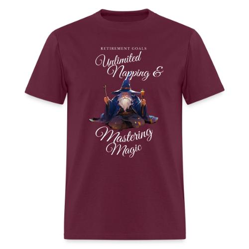 Retirement Goals: Nap & Magic - Men's T-Shirt