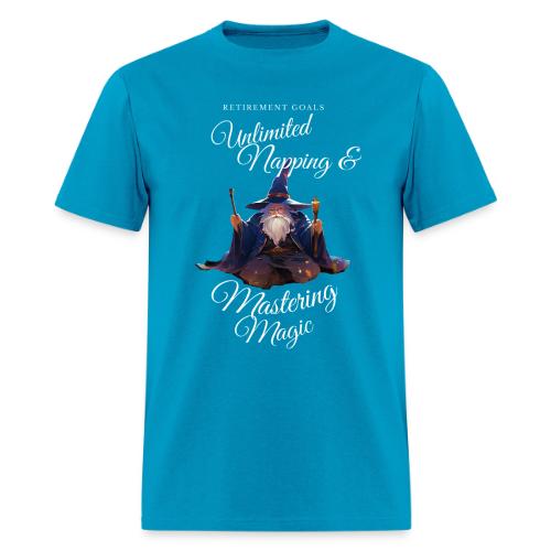 Retirement Goals: Nap & Magic - Men's T-Shirt