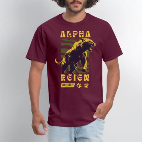 Unleash The Inner Alpha: Fierce Animal Print - Men's T-Shirt