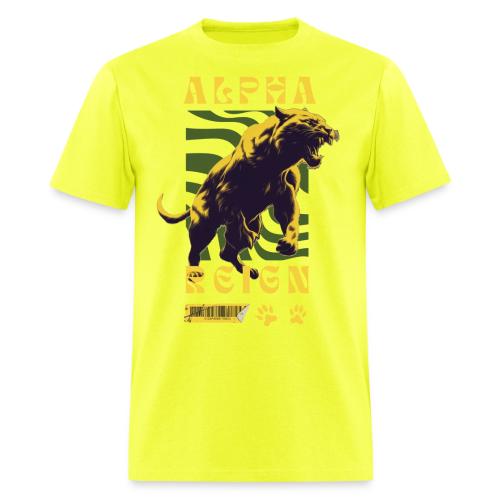 Unleash The Inner Alpha: Fierce Animal Print - Men's T-Shirt