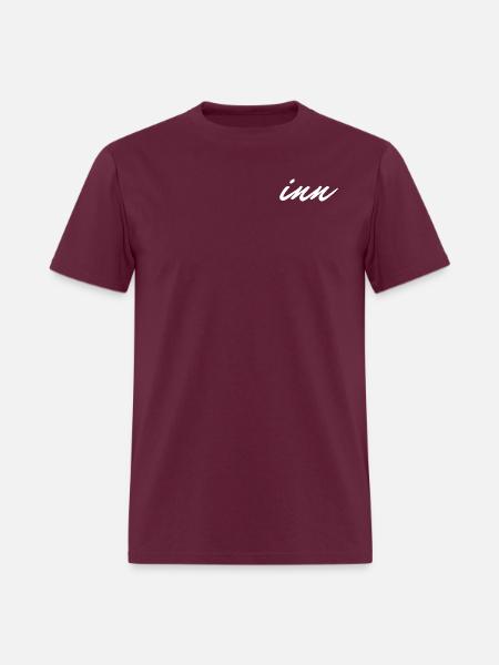T-shirts Design LOGO"inn" - Men's T-Shirt - burgundy