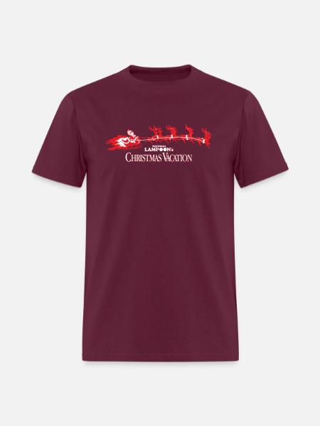 National Lampoon's Christmas Vacation Film Logo - Men's T-Shirt - burgundy