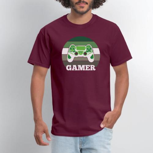 Green Sunset Gamer - Men's T-Shirt