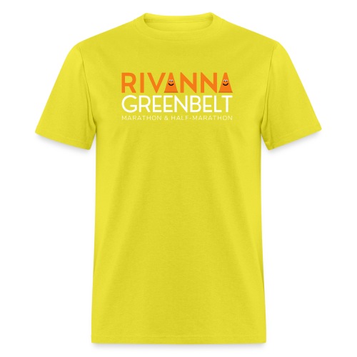 RIVANNA GREENBELT (white text) - Men's T-Shirt