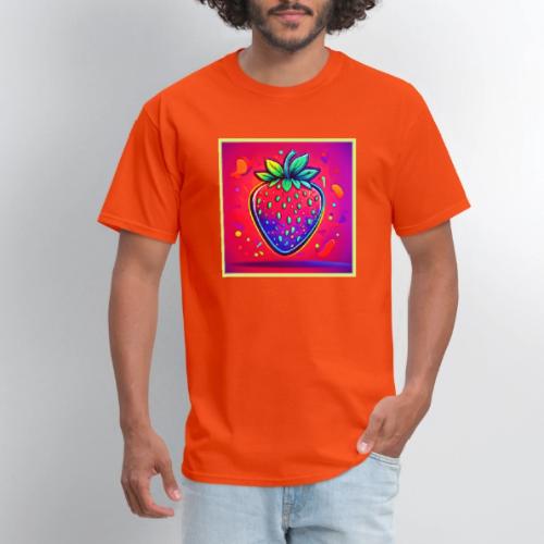 Neon Strawberry Pop - Men's T-Shirt