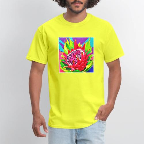 Neon Dragon Fruit Splendor - Men's T-Shirt