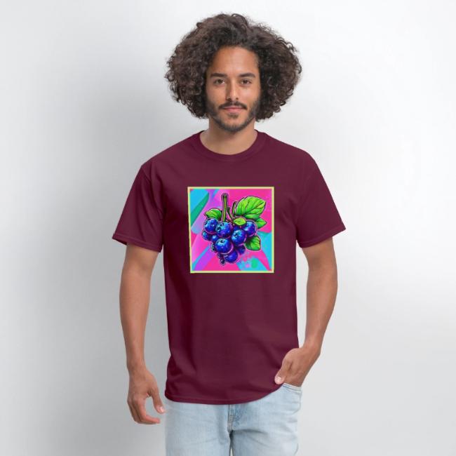 Vibrant Blueberry Artwork