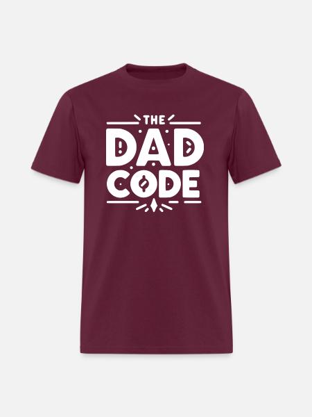 The Dad Code - Men's T-Shirt - burgundy