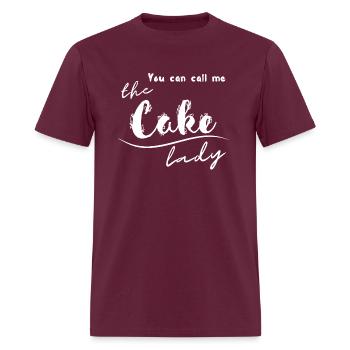 Cake Decorator - Men's T-Shirt - burgundy - Front - Jose (178cm)