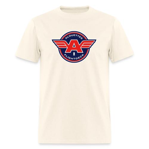 Alouettes Flightdeck Podcast primary logo - Men's T-Shirt