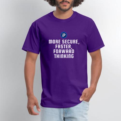 Digibyte. More secure, faster, forward thinking - Men's T-Shirt
