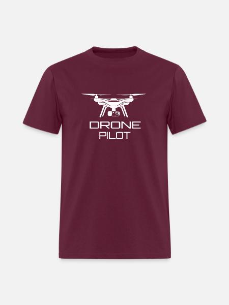 Drone Pilot - Men's T-Shirt - burgundy