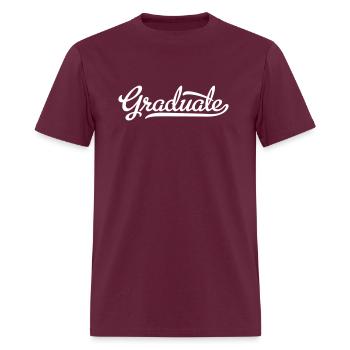 Diplômé - T-shirt Homme - bordeaux - Devant - Jose (178cm)