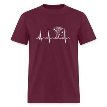 Royal Flush Poker Best Poker Player - Men's T-Shirt - burgundy - Front - Jose (178cm)