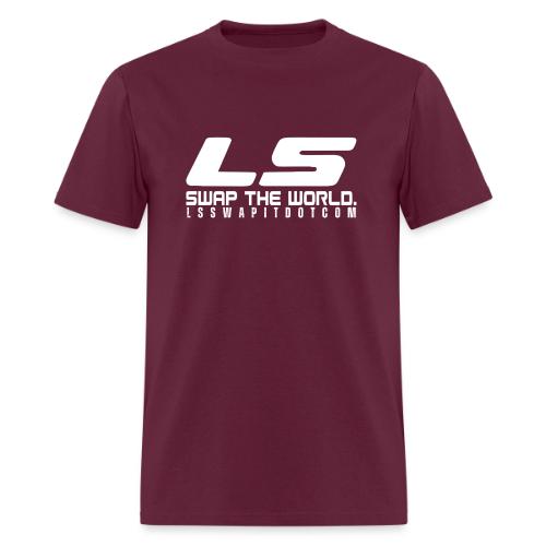 LS SWAP THE WORLD DOT COM - Men's T-Shirt