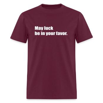 Congratulations quotes on achievement - Men's T-Shirt - burgundy - Front - Jose (178cm)