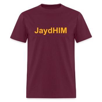 JaydHIM - Men's T-Shirt - burgundy - Front - Jose (178cm)